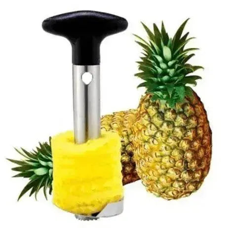 Stainless Steel Easy to use Pineapple Peeler & Cutter & Corer Slicer - EX-STOCK Canada