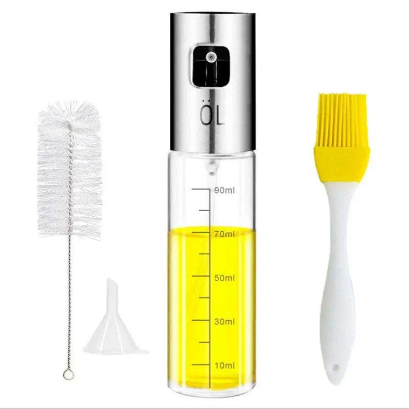 Stainless Steel Grill Kitchen Cooking Oil Spray Bottle With Scale EX-STOCK Canada