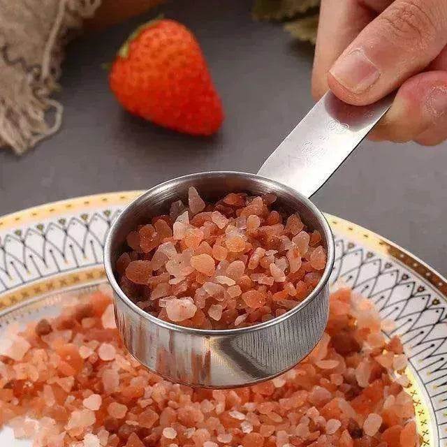 Stainless Steel Measuring Cup & Spoon Set, Stackable Spoons - EX-STOCK Canada