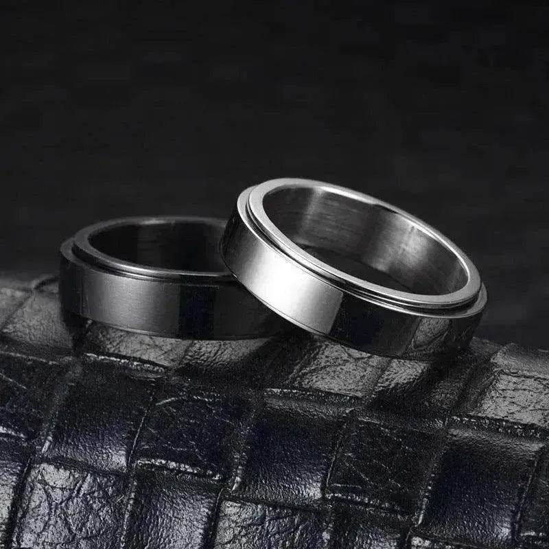 Stainless Steel Rotatable Elegant & Relieve Anxiety Rings - EX-STOCK CANADA