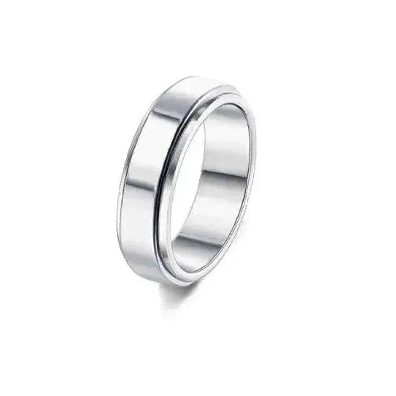 Stainless Steel Rotatable Elegant & Relieve Anxiety Rings - EX-STOCK CANADA