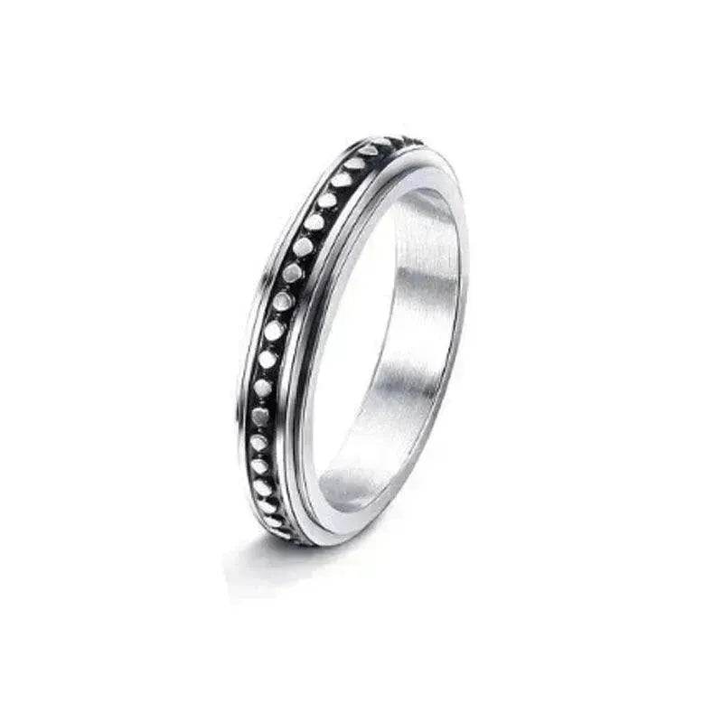 Stainless Steel Rotatable Elegant & Relieve Anxiety Rings - EX-STOCK Canada