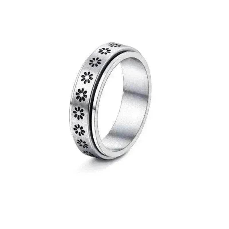 Stainless Steel Rotatable Elegant & Relieve Anxiety Rings - EX-STOCK CANADA