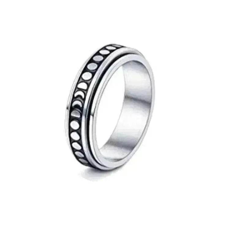Stainless Steel Rotatable Elegant & Relieve Anxiety Rings - EX-STOCK Canada