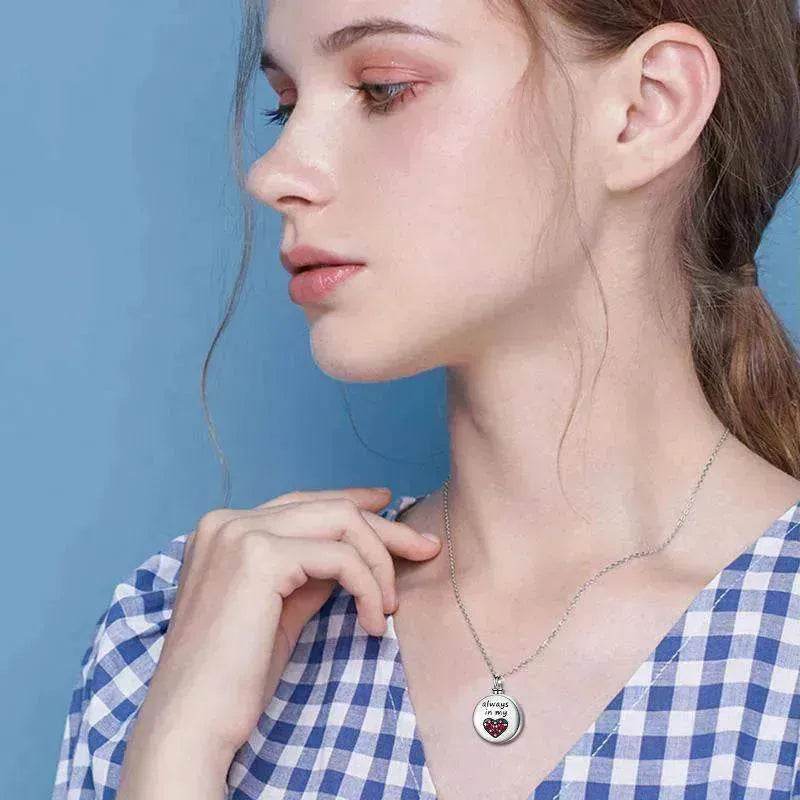 Sterling 925 Silver Heart Urn Engraved Cremation Necklace for Ashes - EX-STOCK Canada