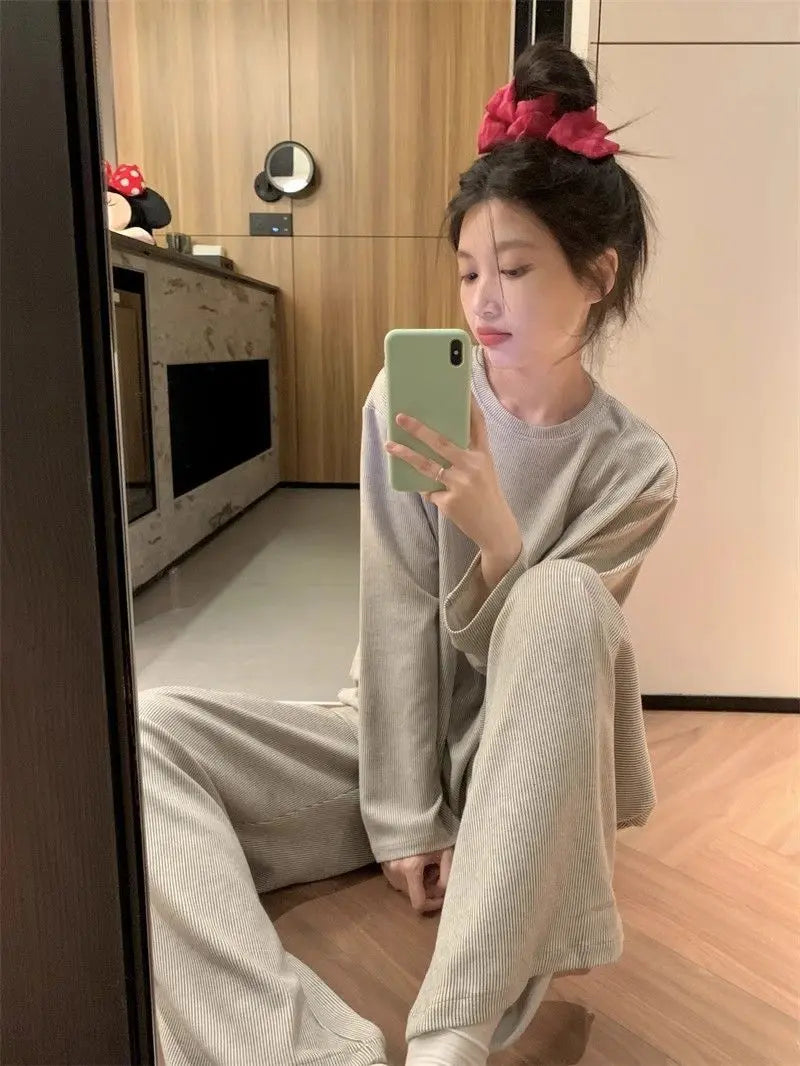 Striped Pajamas Homewear For Women - EX-STOCK Canada