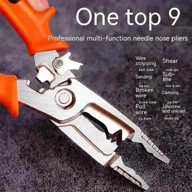 Pince à dénuder multifonctionnelle 7-en-1 en acier au carbone de style EX-STOCK Canada