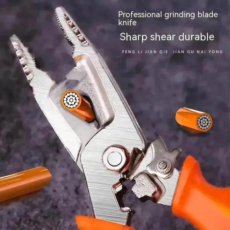 Pince à dénuder multifonctionnelle 7-en-1 en acier au carbone de style EX-STOCK Canada