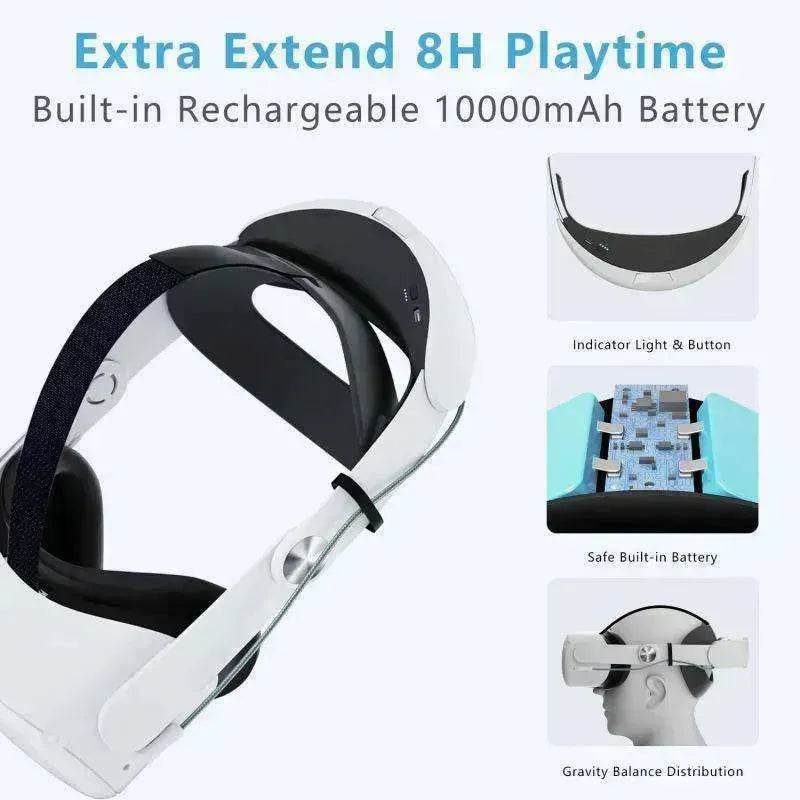Suitable For White Headset VR II Earmuffs - EX-STOCK Canada
