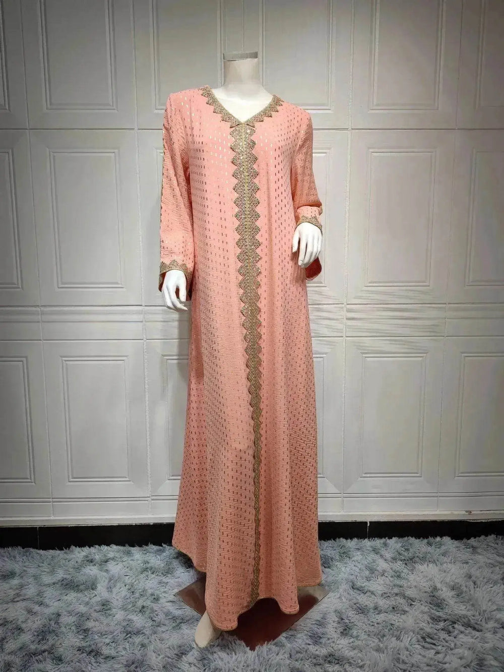 Summer Bronzing Arab Dubai Gown - EX-STOCK Canada