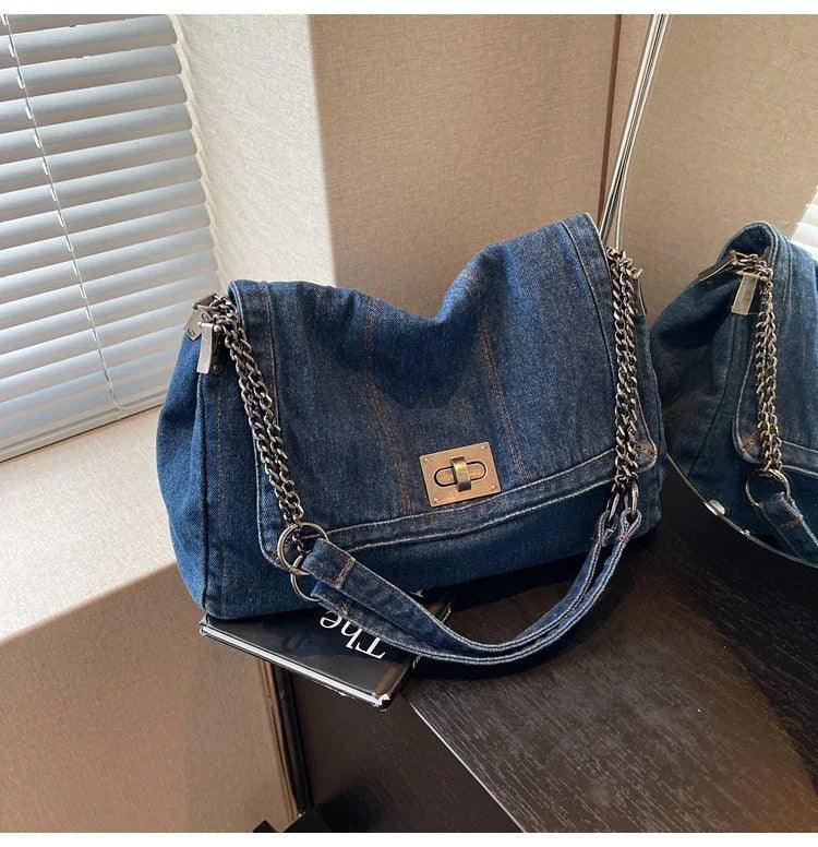 Summer New Fashion Chain Bag Large Capacity Shoulder Messenger Bag EX-STOCK Canada