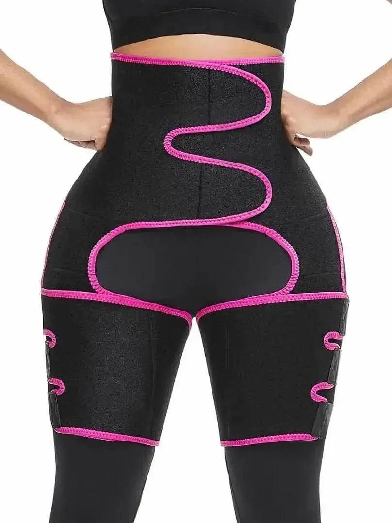 Ceinture amincissante pour cuisses à taille haute en sueur, relevateur de fesses, gaine 3 en 1 ajustable - EX-STOCK Canada