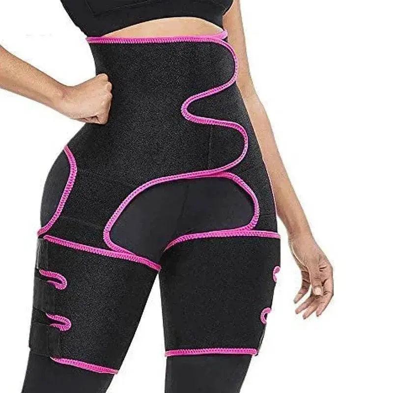 Ceinture amincissante pour cuisses à taille haute en sueur, relevateur de fesses, gaine 3 en 1 ajustable - EX-STOCK Canada