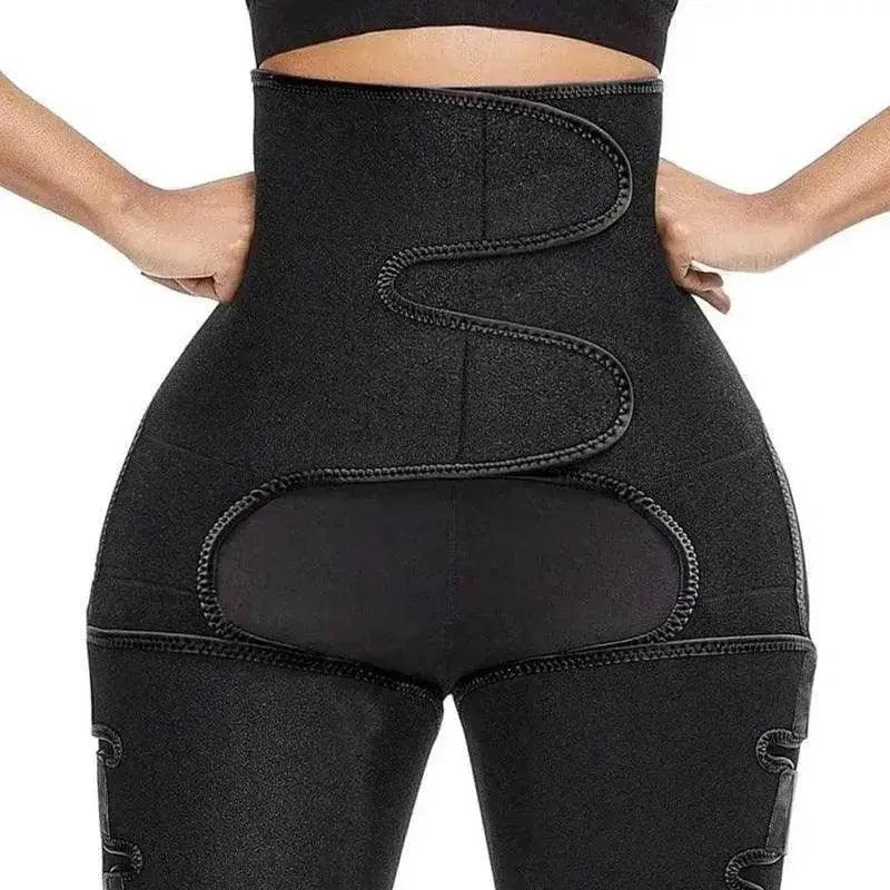 Ceinture amincissante pour cuisses à taille haute en sueur, relevateur de fesses, gaine 3 en 1 ajustable - EX-STOCK Canada