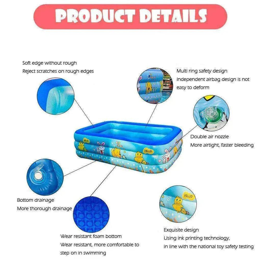 Swimming Pool – Thickened Full-Size Inflatable Family Lounge - EX-STOCK Canada