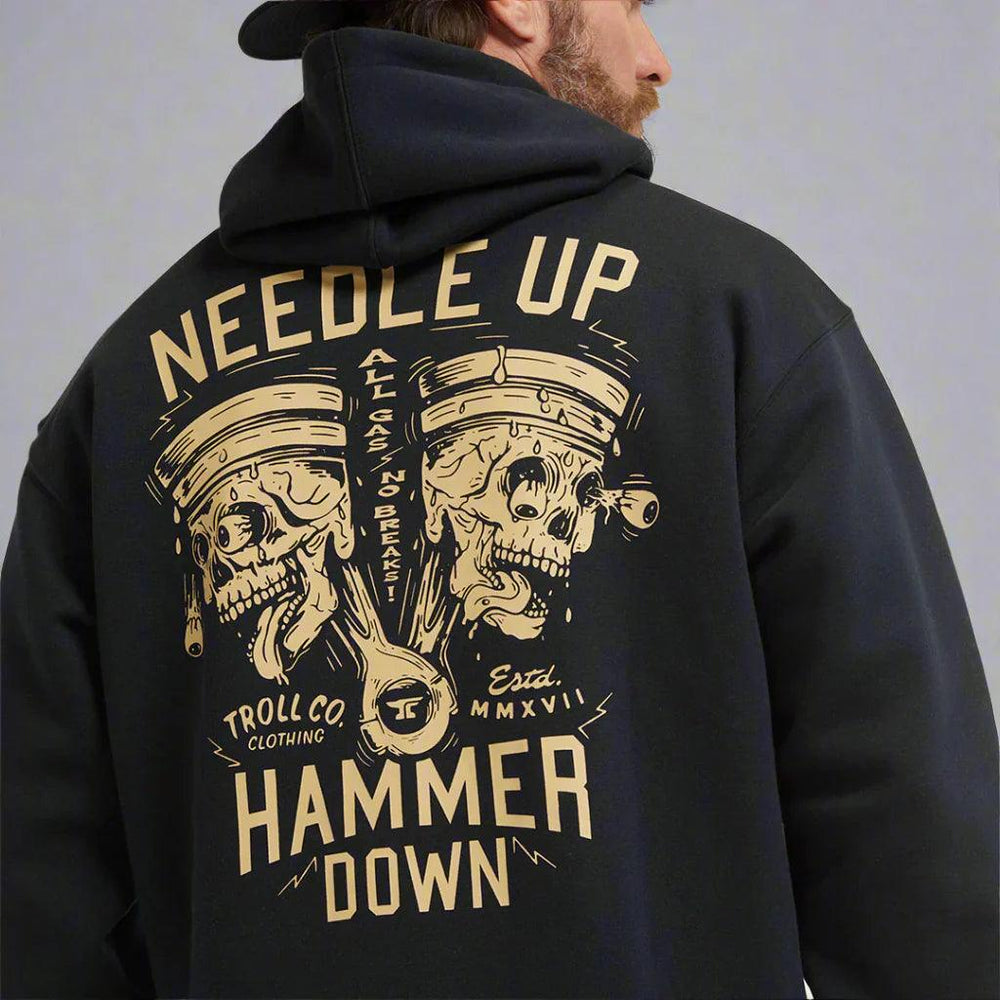 Sweat à capuche DHCM pour hommes Needle Up Hammer Down TwinsEX-STOCK Canada