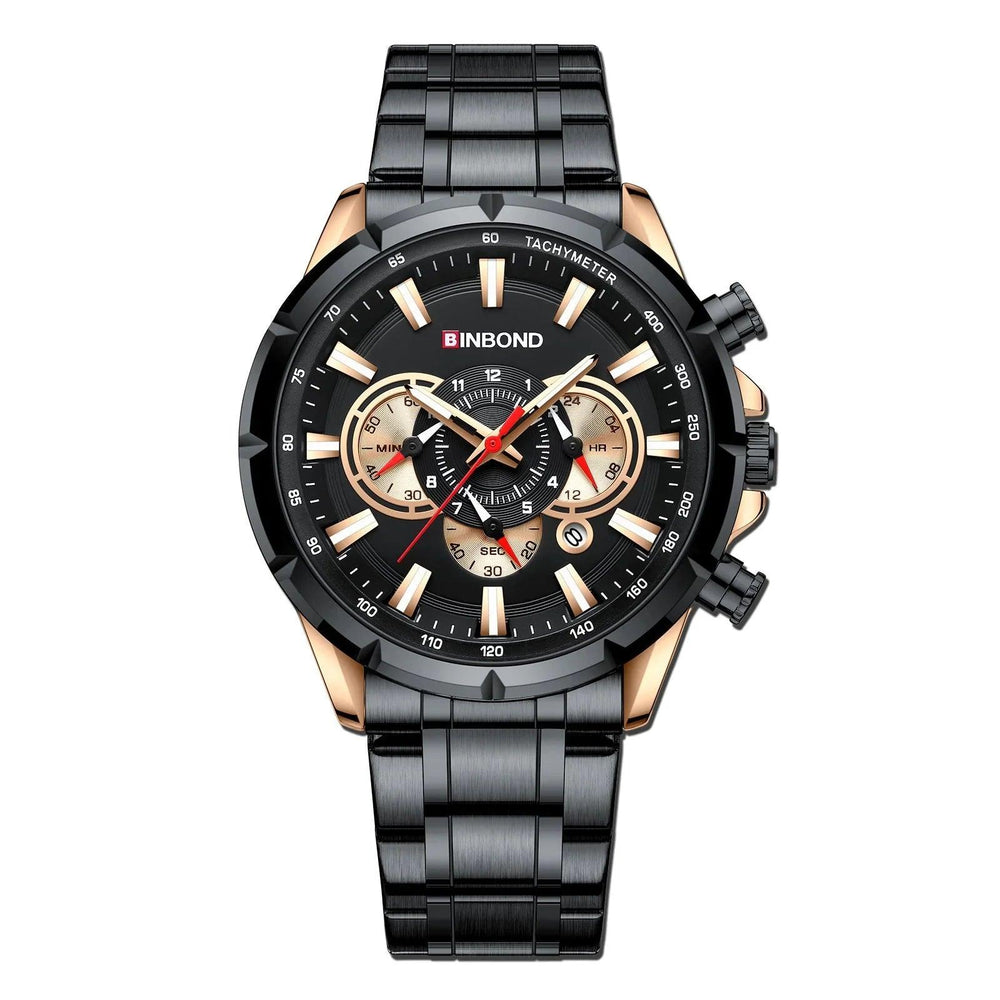 Tactical Motorcycle Waterproof Luminous Watch Timing Multi-Pointer EX-STOCK Canada