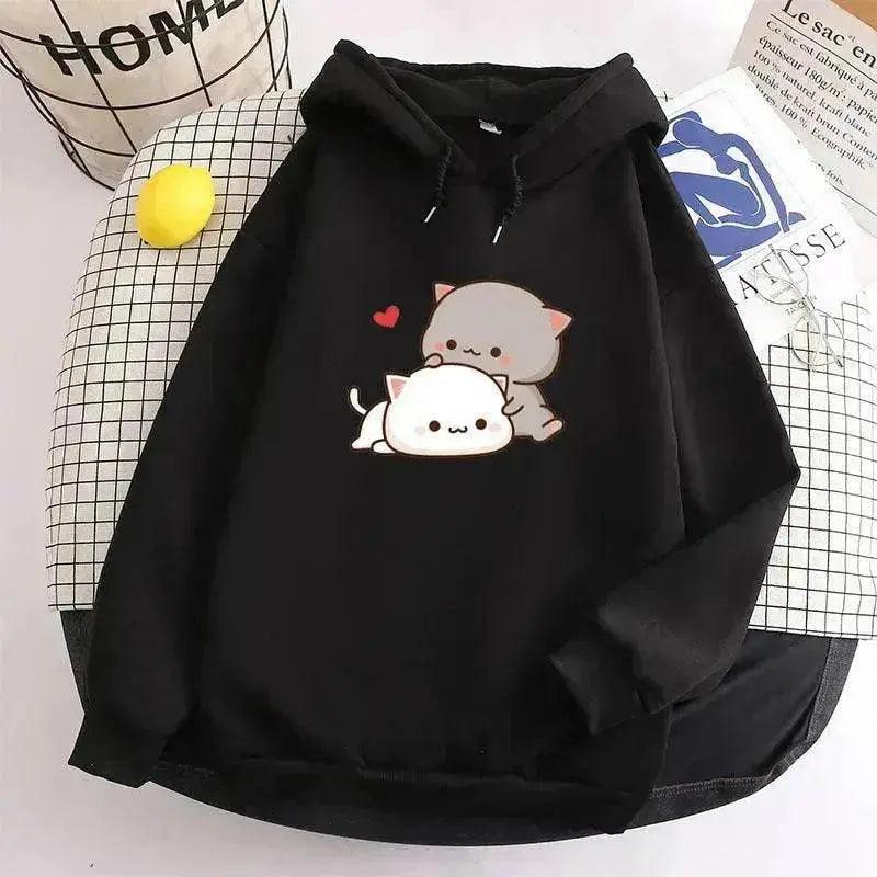 Sweat à capuche ample mignon kawaï aux couleurs de bonbons pour adolescents - EX-STOCK Canada