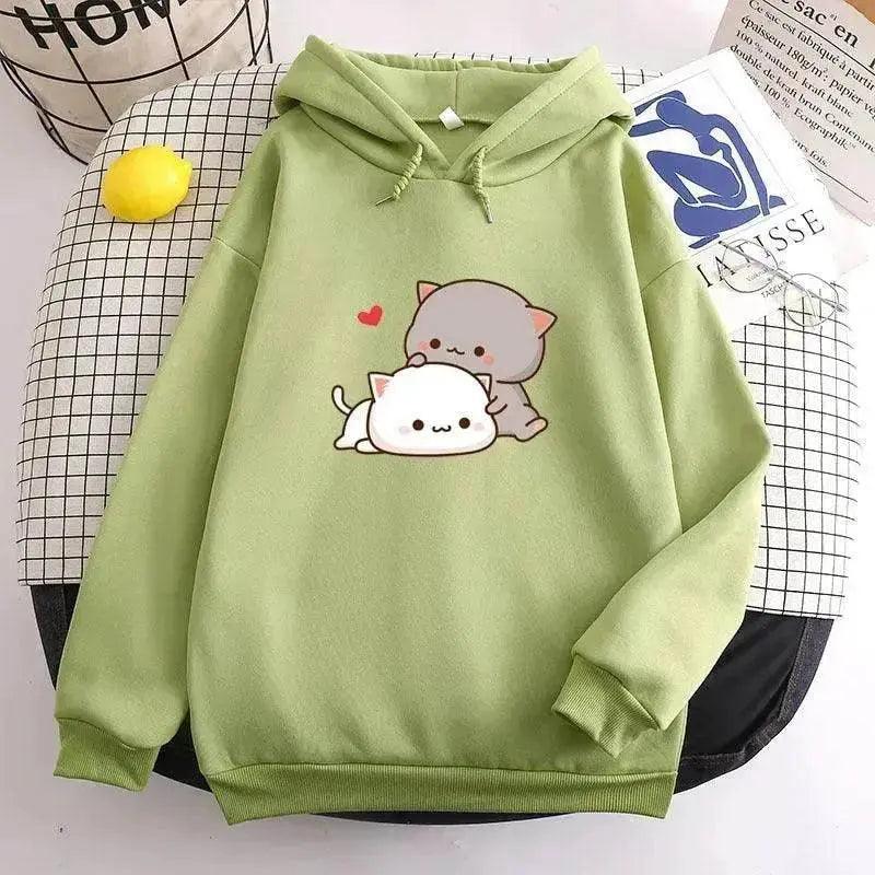Sweat à capuche ample mignon kawaï aux couleurs de bonbons pour adolescents - EX-STOCK Canada