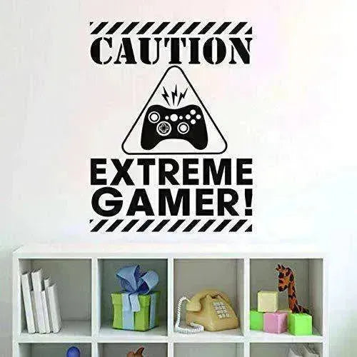 Les autocollants muraux d'avertissement pour les gamers - EX-STOCK Canada
