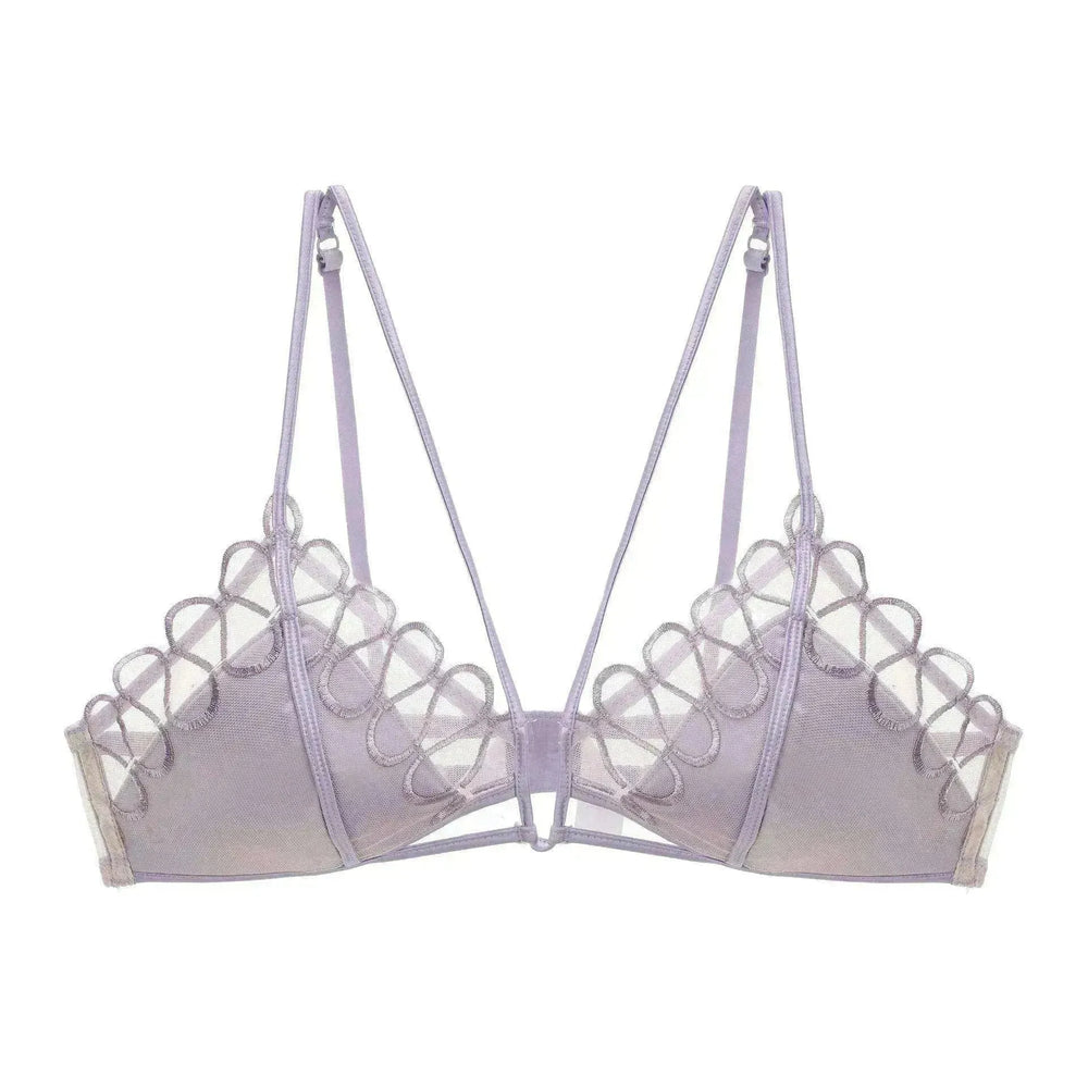 Thin Lace Comfortable Back Shaping Bra Set - EX-STOCK CANADA