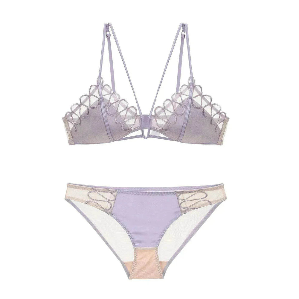 Thin Lace Comfortable Back Shaping Bra Set - EX-STOCK Canada