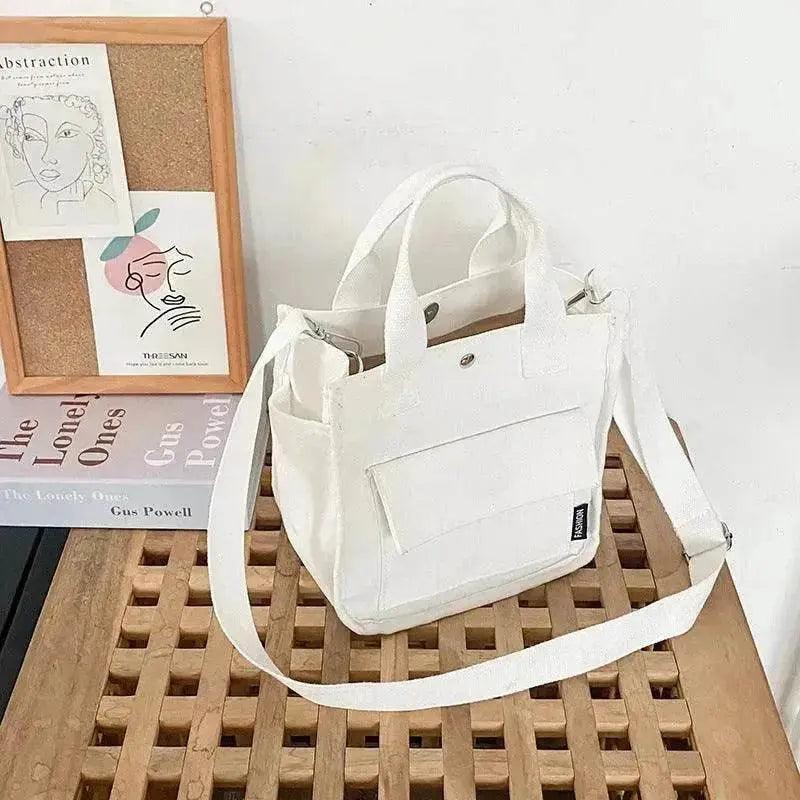 Sac bandoulière en toile tridimensionnel à multiples poches - EX-STOCK Canada