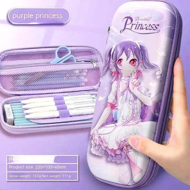 Three-dimensional Pencil Case Primary School Kindergarten Cartoon Large Capacity Pencil Case Pencil Box - EX-STOCK Canada