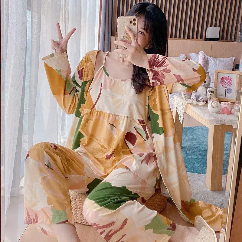 Three-piece Homewear Pajamas For Women - EX-STOCK Canada
