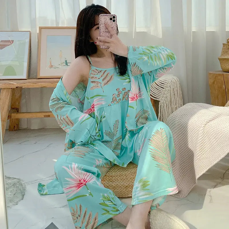 Three-piece Homewear Pajamas For Women - EX-STOCK Canada