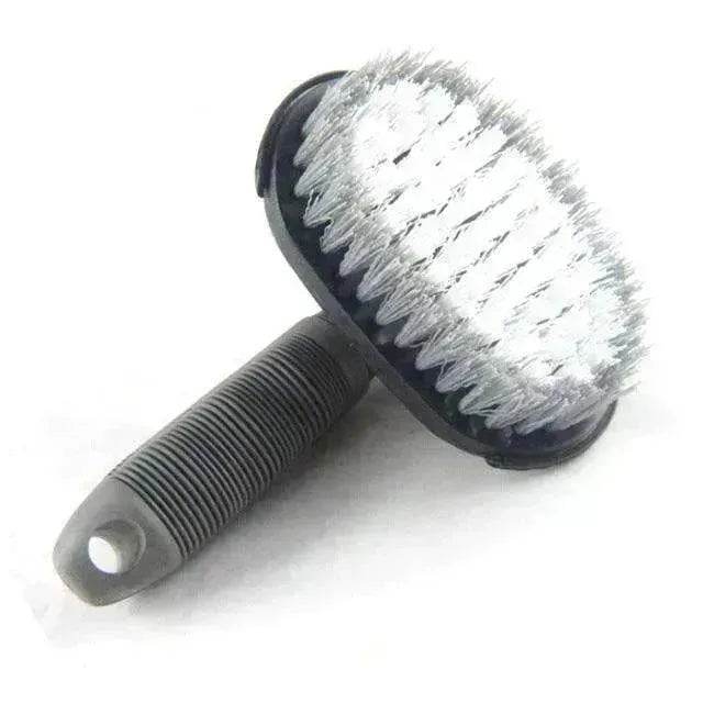 Tire PVC Brush With Soft Handle Steel Rim Wheel Hub Brush - EX-STOCK Canada
