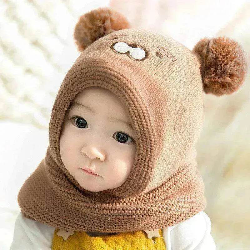 Toddler Boys And Girls Baby Woolen Hats Thickened To Keep Warm - EX-STOCK Canada