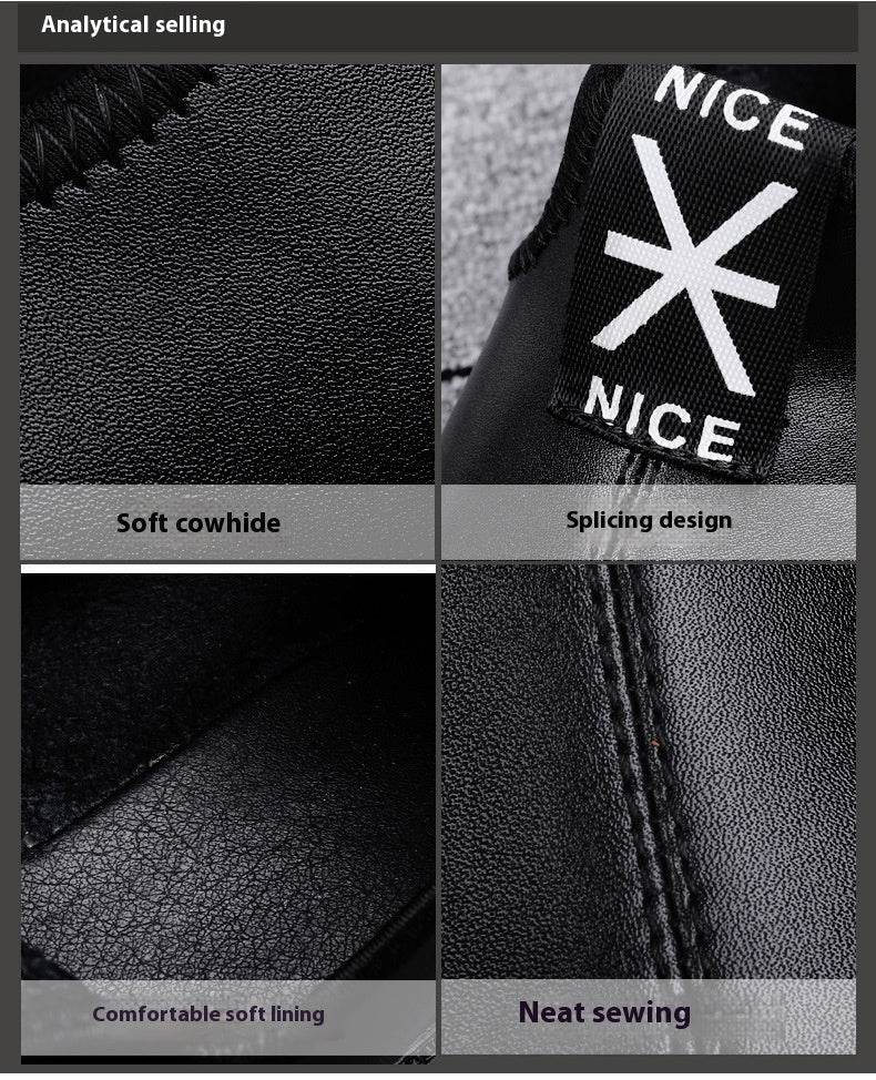 Toed First Layer Cowhide Sandals Men's Bag Heel Side Empty Leather Beach Non-slip Wear-resistant EX-STOCK CANADA