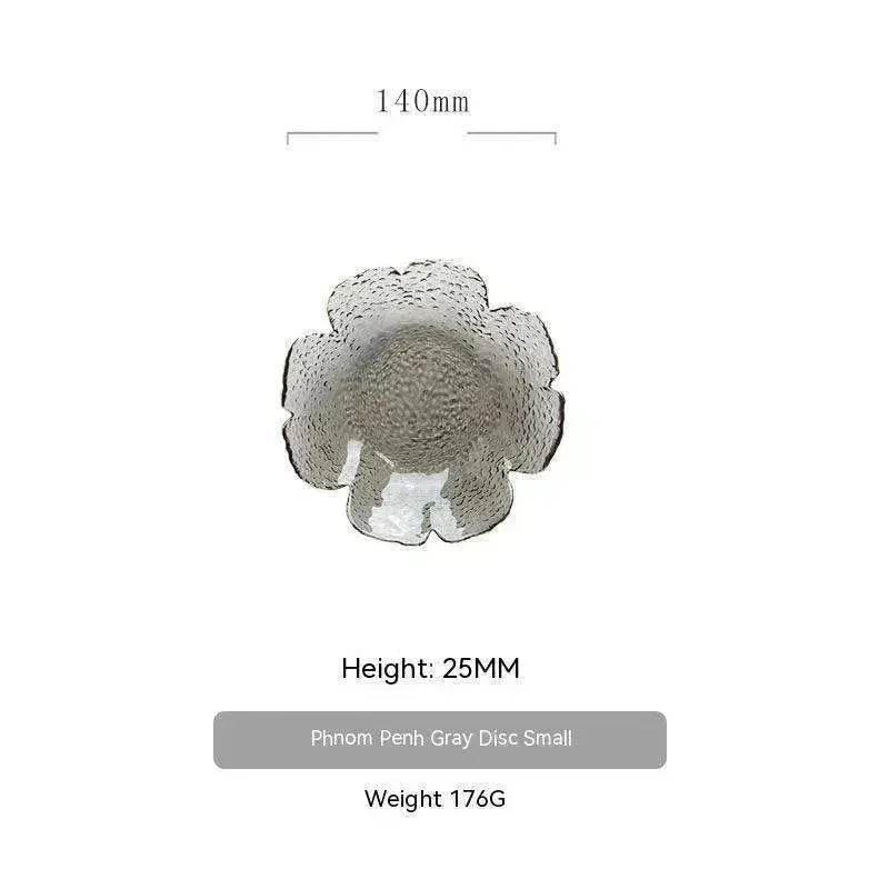 Traditional Japanese Style Hammer Pattern Petal Glass Bowl Set - EX-STOCK Canada