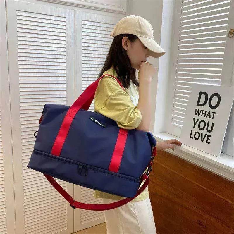 Travel Duffle Bag With Shoes Compartment Gym Waterfproof Handbag - EX-STOCK Canada