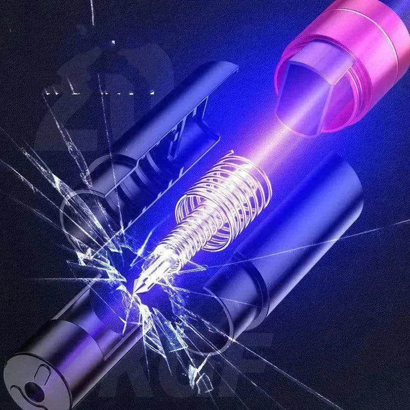 Tungsten Steel Head Car Windows Portable Emergency ABS Escape Safety Hammer - EX-STOCK Canada