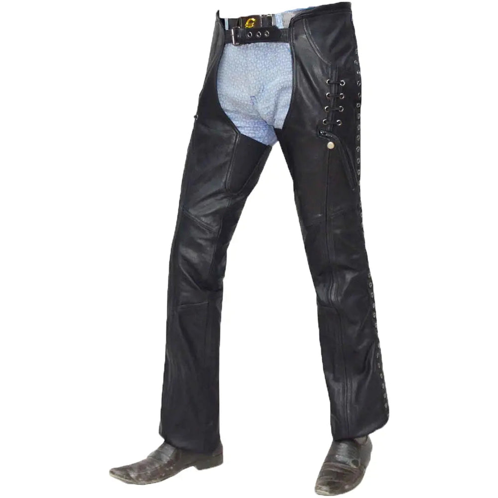 Pantalones tipo chaps para mujer Unik International con ojales y encajeEX-STOCK Canada