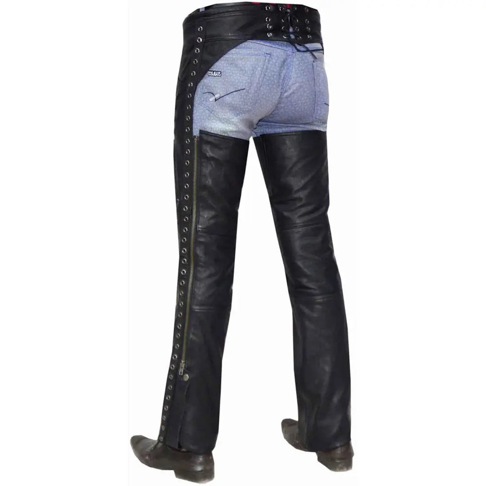 Pantalones tipo chaps para mujer Unik International con ojales y encajeEX-STOCK Canada
