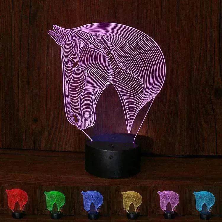 Unique Design of Horse's head LED night lights - EX-STOCK Canada