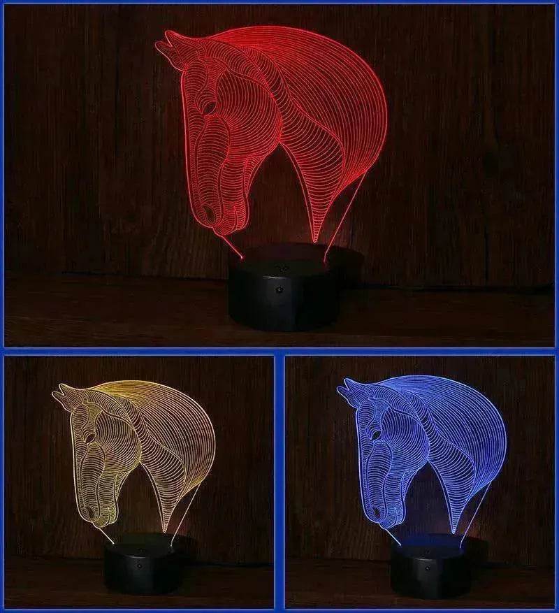 Unique Design of Horse's head LED night lights - EX-STOCK Canada