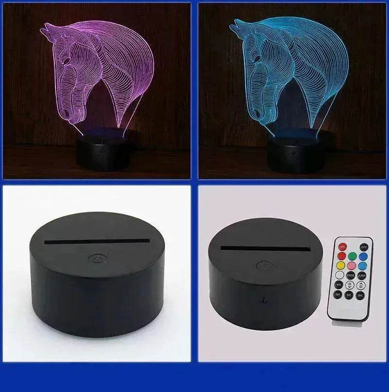Unique Design of Horse's head LED night lights - EX-STOCK Canada