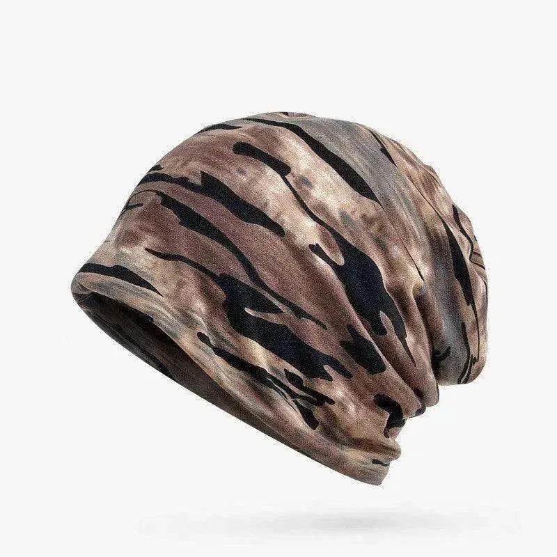 Unisex Camouflage Beanies Flexible Turban Ring Scarf Hedging Hats - EX-STOCK Canada