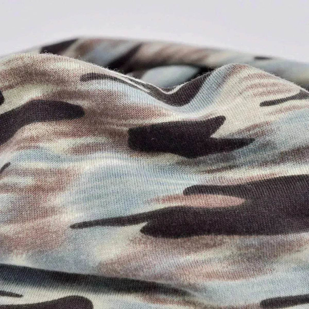 Unisex Camouflage Beanies Flexible Turban Ring Scarf Hedging Hats - EX-STOCK Canada