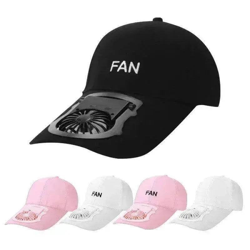 Casquette de protection extérieure contre le soleil avec ventilateur de refroidissement et de charge unisexe - EX-STOCK Canada