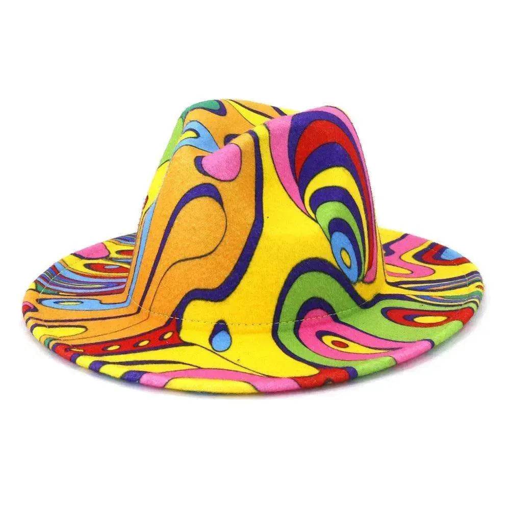 Unisex Graffiti Big Brim Korean Style Fashion Hat - EX-STOCK Canada