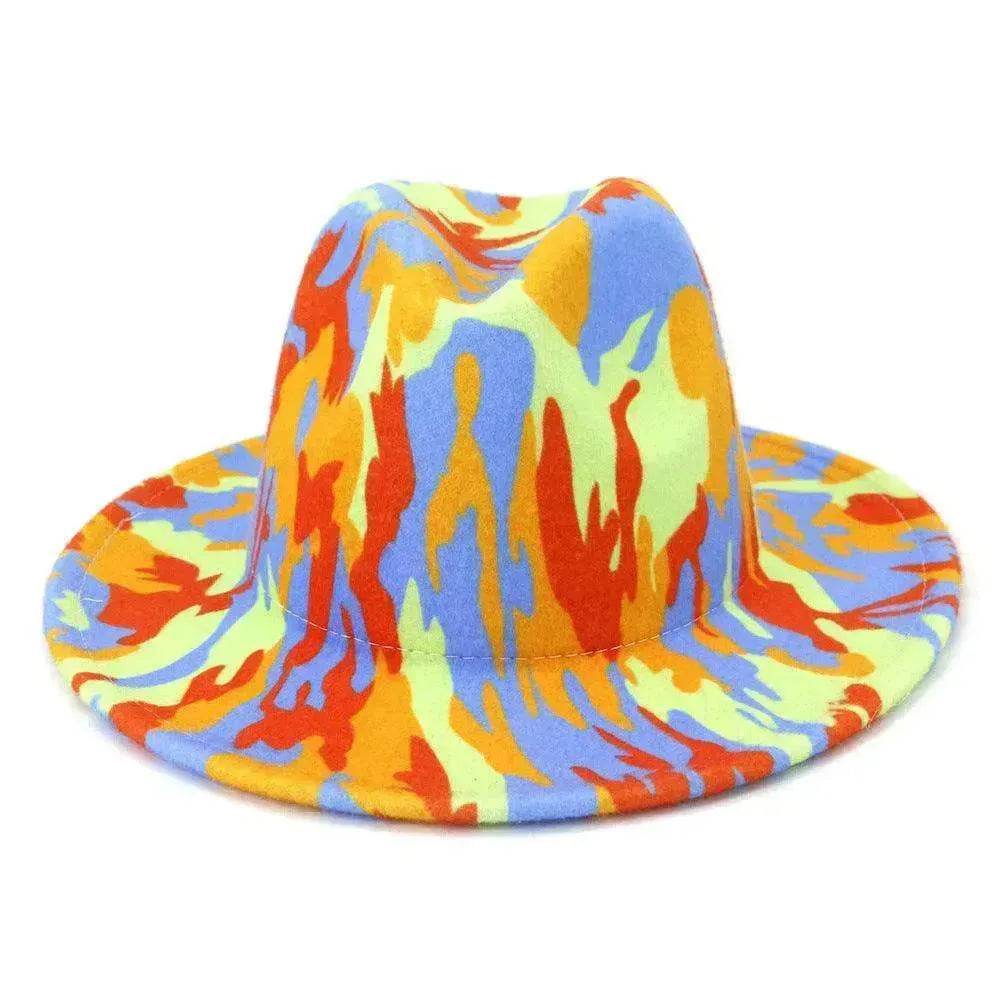 Unisex Graffiti Big Brim Korean Style Fashion Hat - EX-STOCK Canada