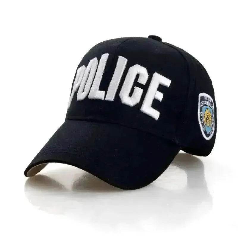 Unisex Spring And Summer Adjustable Letters Police Cap - EX-STOCK Canada