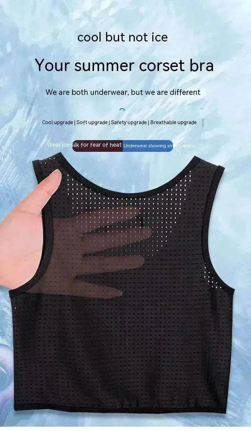 Unisex T Era Les Chest Cover Short Bandage shaping with Zipper - EX-STOCK Canada