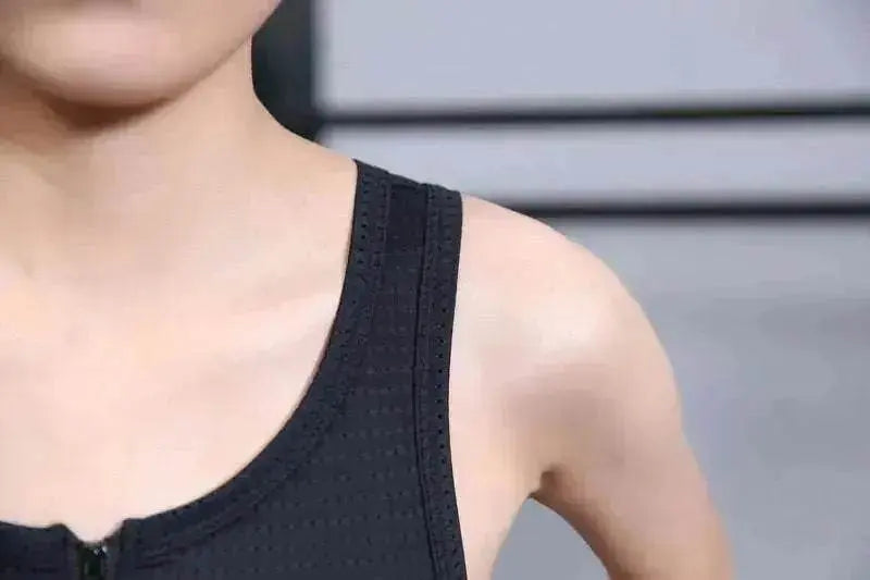 Unisex T Era Les Chest Cover Short Bandage shaping with Zipper - EX-STOCK Canada