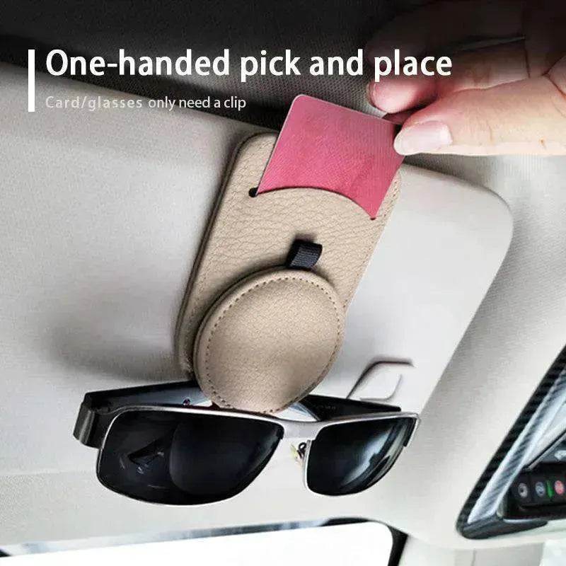 Universal Car Glasses Holder Sun Visor Eyeglasses Clip - EX-STOCK Canada